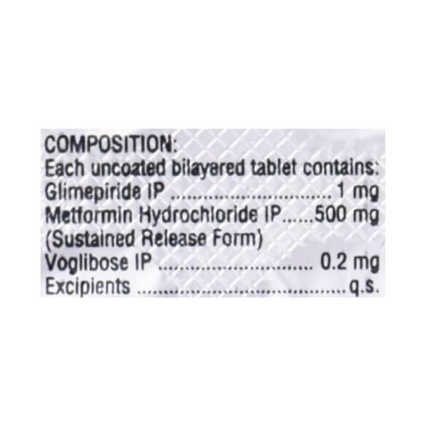Ziglim Mv 1 Strip Of 10 Tablets