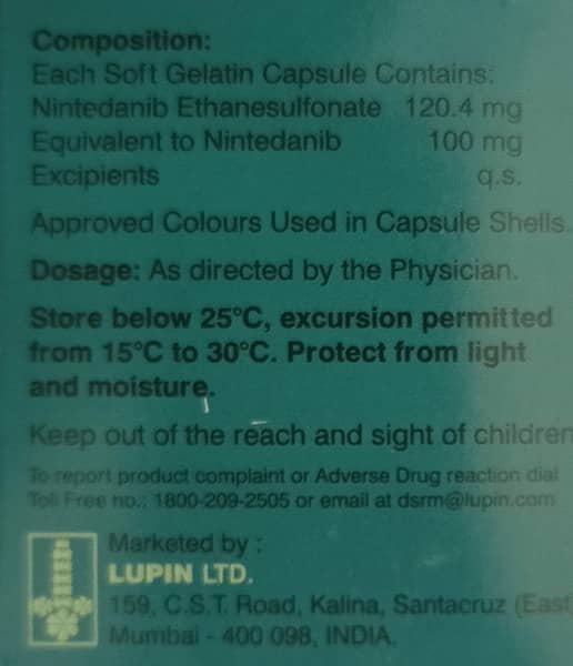 Idofnib 100mg Strip Of 10 Capsules