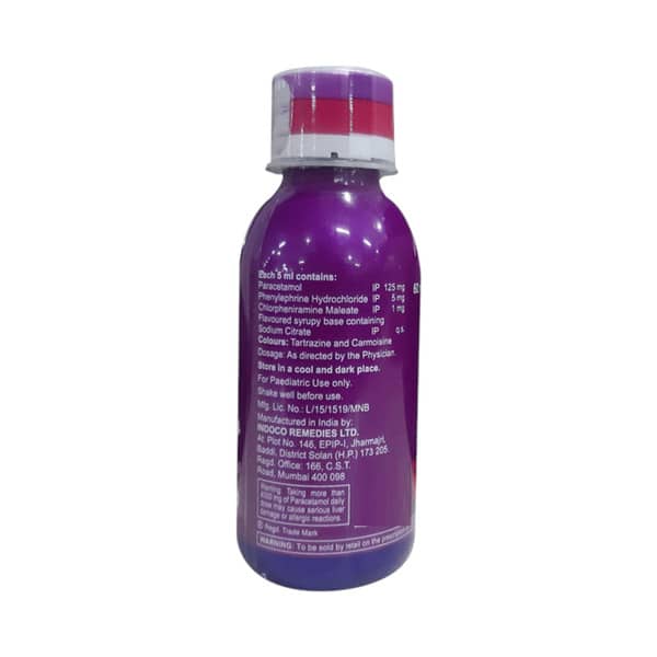 Febrex Plus Delicious Rose Flavour Bottle Of 100ml Syrup