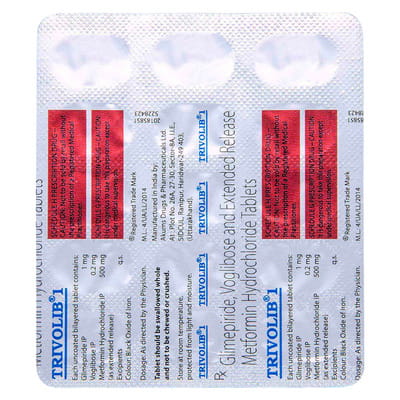 Trivolib 1mg Strip Of 15 Tablets