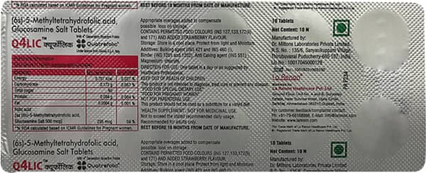 Q4lic Strip Of 10 Tablets