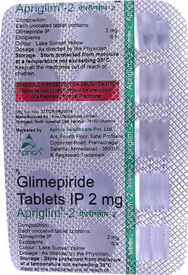 Apriglim 2mg Strip Of 15 Tablets