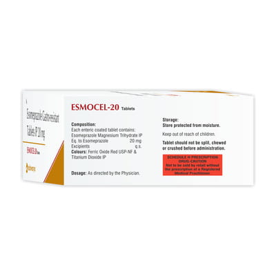 Esmocel 20mg Strip Of 10 Tablets
