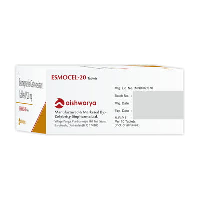 Esmocel 20mg Strip Of 10 Tablets