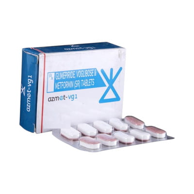 Azmet Vg 1mg Strip Of 15 Tablets