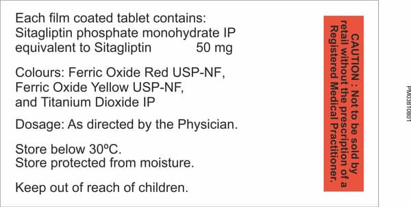 Sita Od 50mg Strip Of 10 Tablets