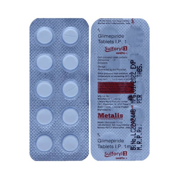 Sulforyl 1mg Strip Of 10 Tablets