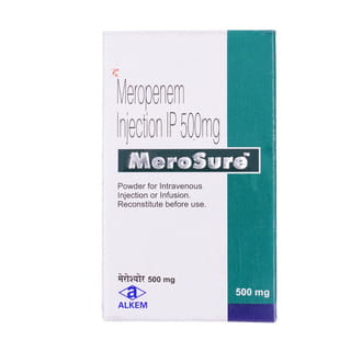 Merosure 500 MG Injection (1): Uses, Side Effects, Price & Dosage ...