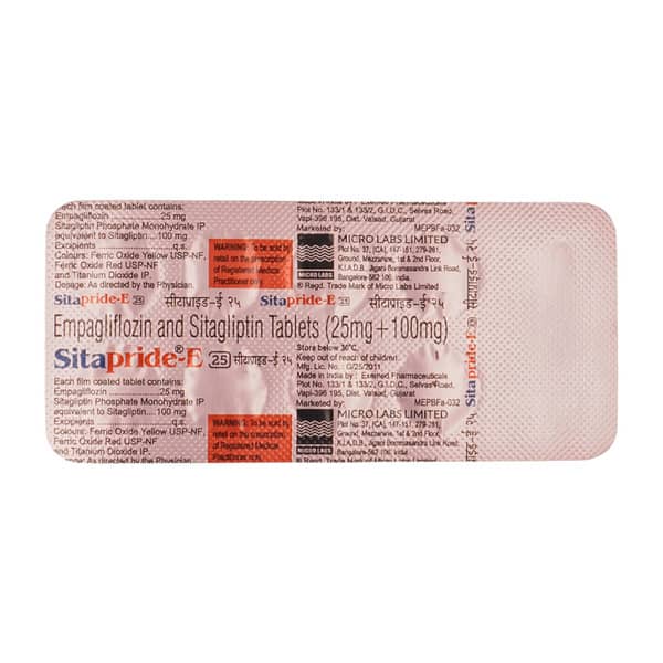 Sitapride E 25mg Strip Of 10 Tablets