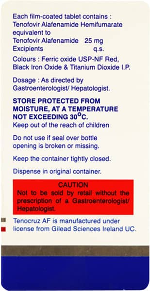Tenocruz AF 25mg Tablet