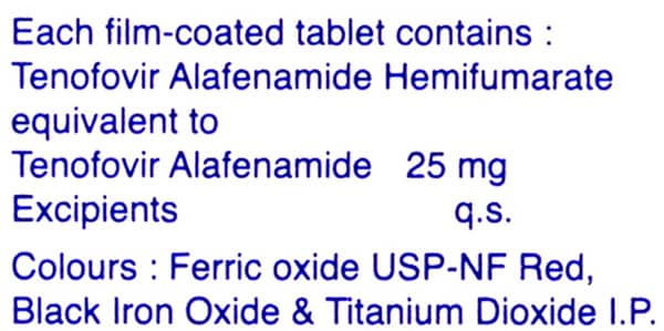 Tenocruz AF 25mg Tablet