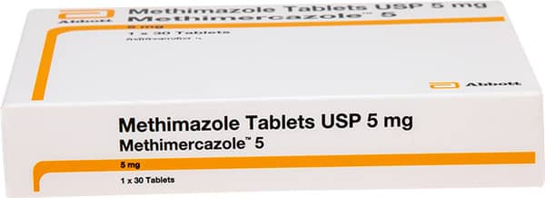 Methimercazole 5Mg Strip Of 30 Tablets