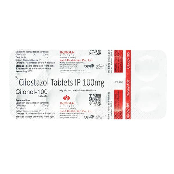 Cilonol 100Mg Strip Of 10 Tablets