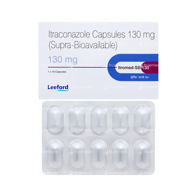 Itromed Sb 130mg Strip Of 10 Capsules