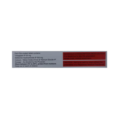 Vildapride M 50/500mg Strip Of 15 Tablets
