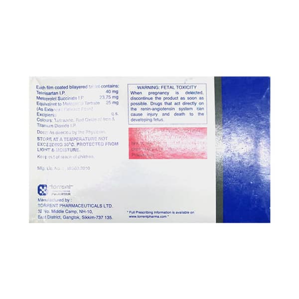 Telsar Beta 25mg Strip Of 15 Tablets