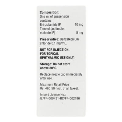 Azarga Bottle Of 5ml Eye Drops