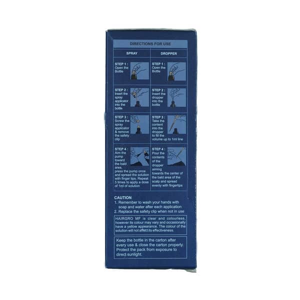Hairgro Mf Bottle Of 60ml Solution