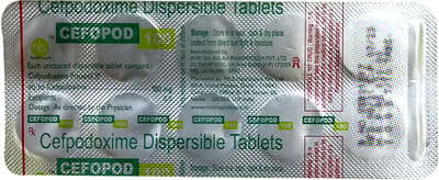 Cefopod 100 Mg Tablet 10
