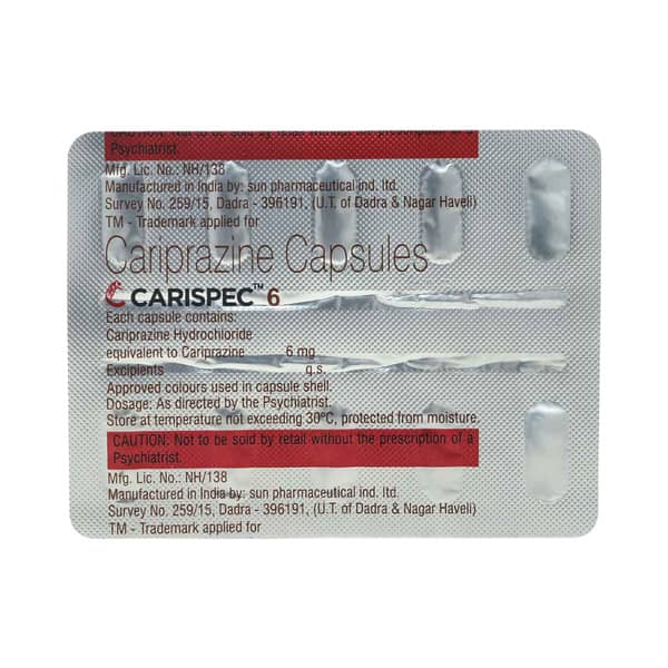 Carispec 6mg Strip Of 10 Capsules