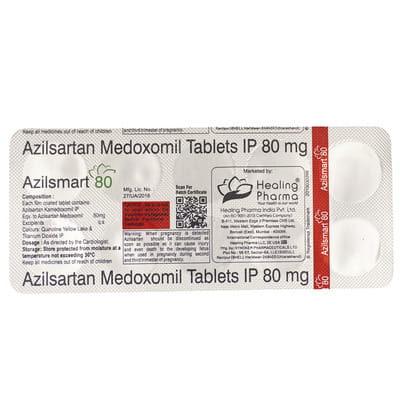 Azilsmart 80mg Strip Of 10 Tablets
