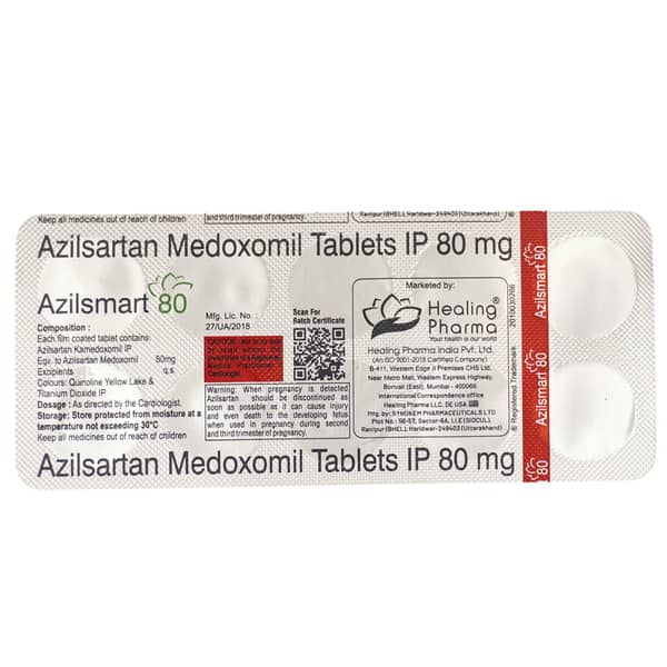 Azilsmart 80Mg Strip Of 10 Tablets
