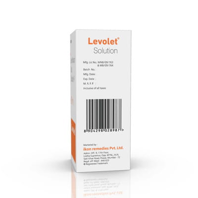 Levolet 125mg Bottle Of 60ml Oral Solution