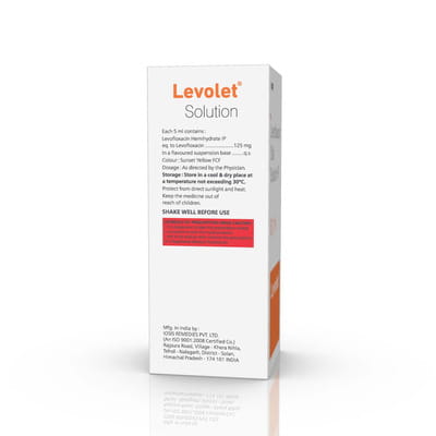 Levolet 125mg Bottle Of 60ml Oral Solution