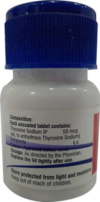 Thyroxinol 50mcg Bottle Of 120 Tablets