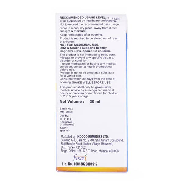 Oh D3 Plus Mango And Strawberry Flavour Bottle Of 30Ml Oral Drops