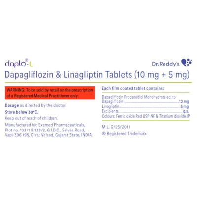 Daplo L 10/5mg Strip Of 10 Tablets