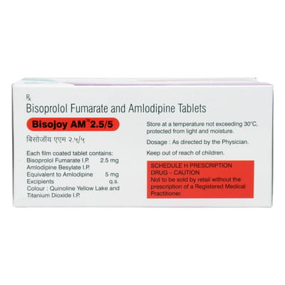 Bisojoy Am 2.5/5mg Strip Of 10 Tablets