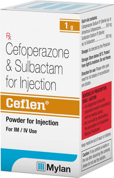 Ceflen 1000Mg Dry Vial Of 1 Powder For Injection