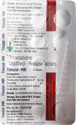 Timzid Mr Strip Of 15 Tablets
