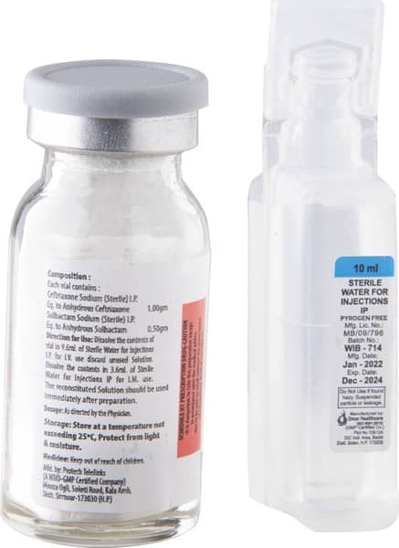 Truexone 1.5gm Dry Vial Of 1 Powder For Injection