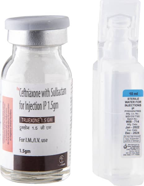 Truexone 1.5gm Dry Vial Of 1 Powder For Injection