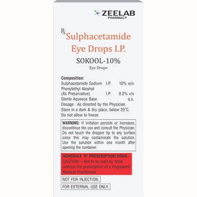 Sokool 10% Bottle Of 10ml Eye Drops