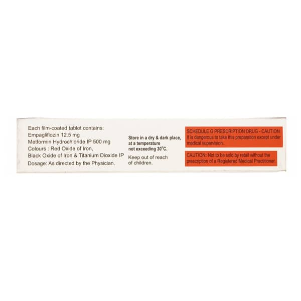 Empapro M 12.5/500mg Strip Of 10 Tablets