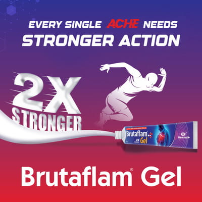 Brutaflam Tube Of 30gm 2x Stronger Gel