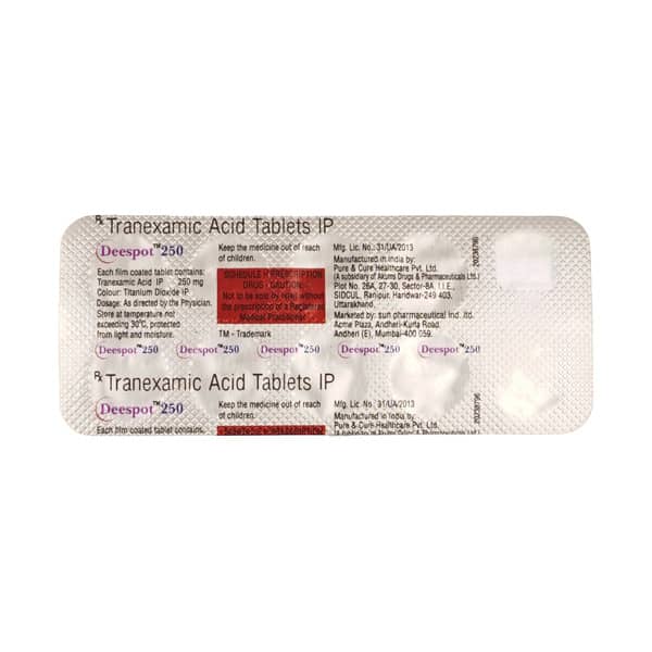 Deespot 250Mg Strip Of 10 Tablets