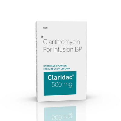 Claridac 500mg Dry Vial Of 1 Powder For Infusion