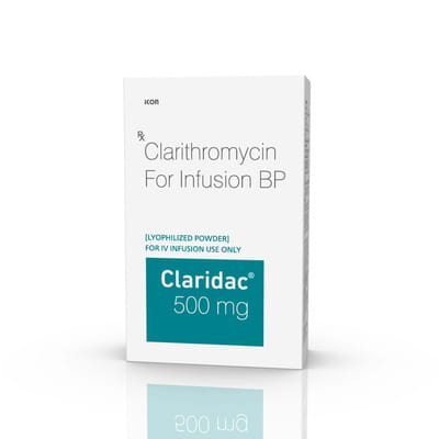 Claridac 500mg Dry Vial Of 1 Powder For Infusion