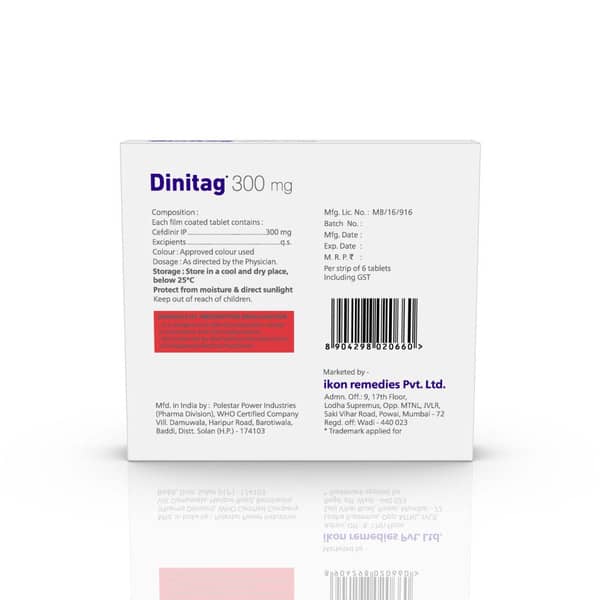 Dinitag 300mg Strip Of 10 Tablets
