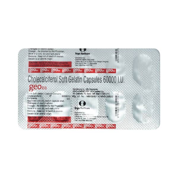 Geo D3 60k Strip Of 8 Capsules