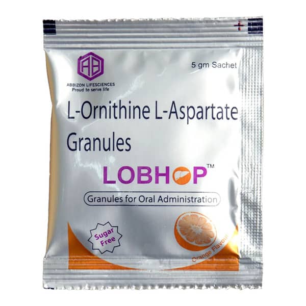Lobhop Orange Flavour Sugar Free Sachet Of 5Gm Granules