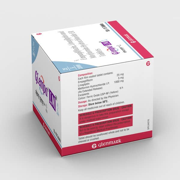 Glempa Lm Er 25/5/1000Mg Strip Of 10 Tablets