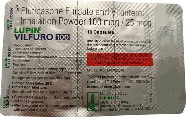 Vilfuro 100 Inhalation Capsule