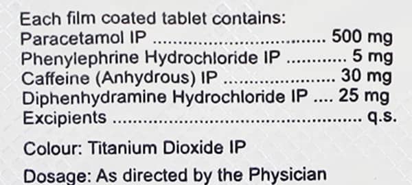 Nicip Cold And Flu Tablet