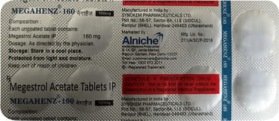 Megahenz 160mg Strip Of 10 Tablets