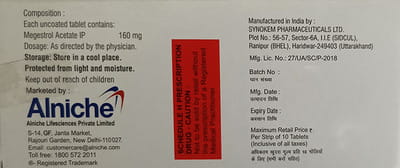 Megahenz 160mg Strip Of 10 Tablets